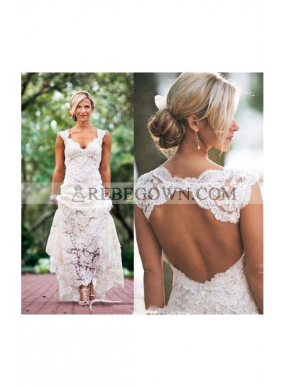 2023 Classic Sheath Sweetheart Lace Backless Outdoor Wedding Dresses