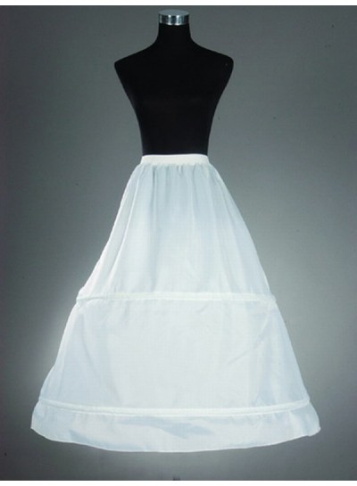 2024 Wedding Petticoats Nylon A-Line Tier Floor Length Slip Style/Wedding
