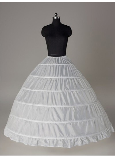 2022 Wedding Petticoats Nylon Ball-Gown 1 Tier Floor Length Slip Style/Wedding