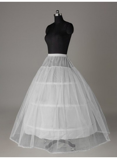 2024 Wedding Petticoats Tulle Netting Ball-Gown 2 Tier Floor Length Slip Style/Wedding