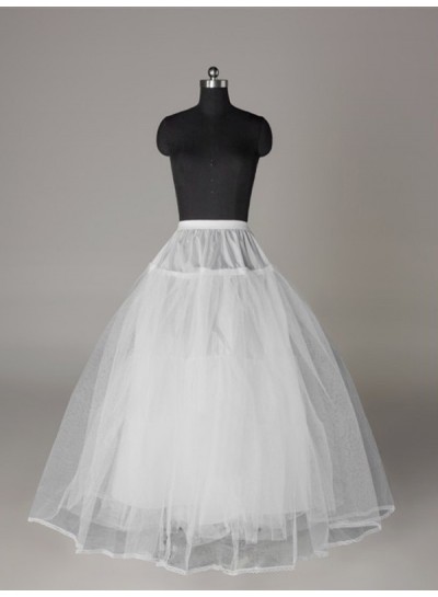 2022 Wedding Petticoats Tulle Netting Ball-Gown 3 Tier Floor Length Slip Style/Wedding