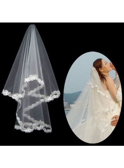 2024 Wedding Veil Very Gorgeous With Embroidery